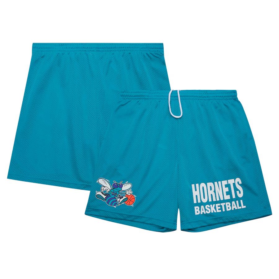 2025 Men NBA Charlotte Hornets Green Shorts
